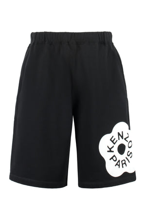 Logo print sweatshorts-0